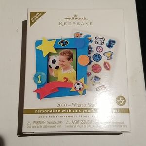 Hallmark Keepsake Picture Frame Christmas Ornament